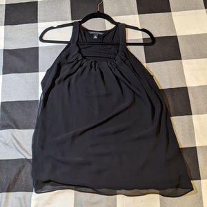 banana republic black sleeveless top